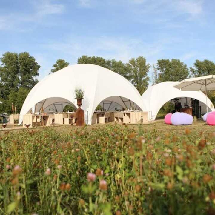 wedding dome hire by event marquees | © event marquees