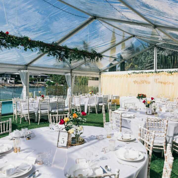 Marquee Hire with accessories by Event Marquees | © Event Marquees