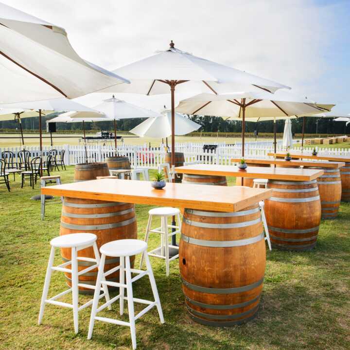 Wine Barrel Hire by Event Marquees | © Event Marquees